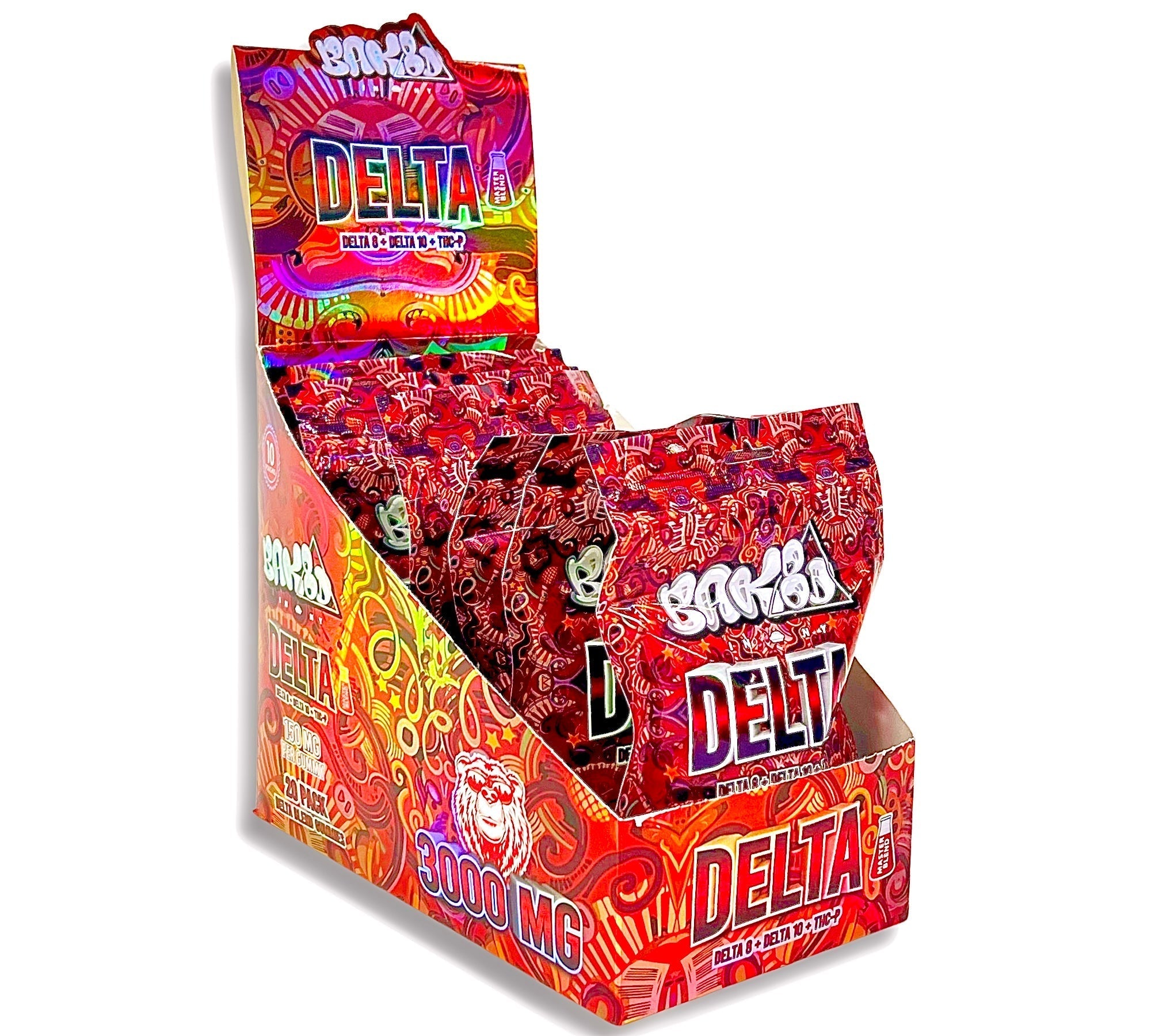 BAK8D Master Blend - Delta Blend - 3000mg 20CT Gummies Best Price