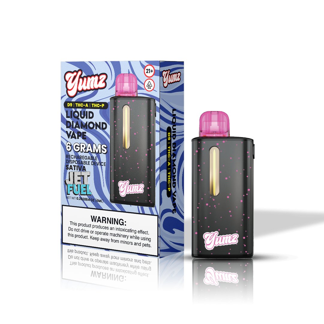 Yumz - Jet Fuel - Sativa - THC Disposable Vape ( 6 Grams ) ( D9 + THC-A + THC-P ) Best Price