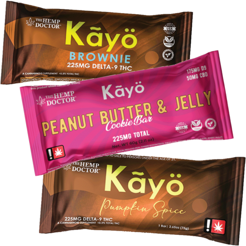 The Hemp Doctor Kayo Delta 9 Brownie – 225mg