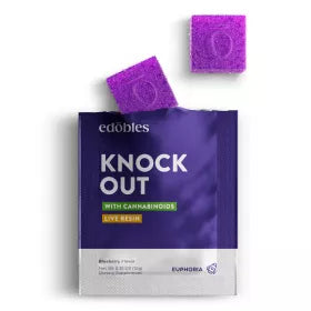 Edobles Knock Out Gummy Pouch - D8, Live Resin Best Price