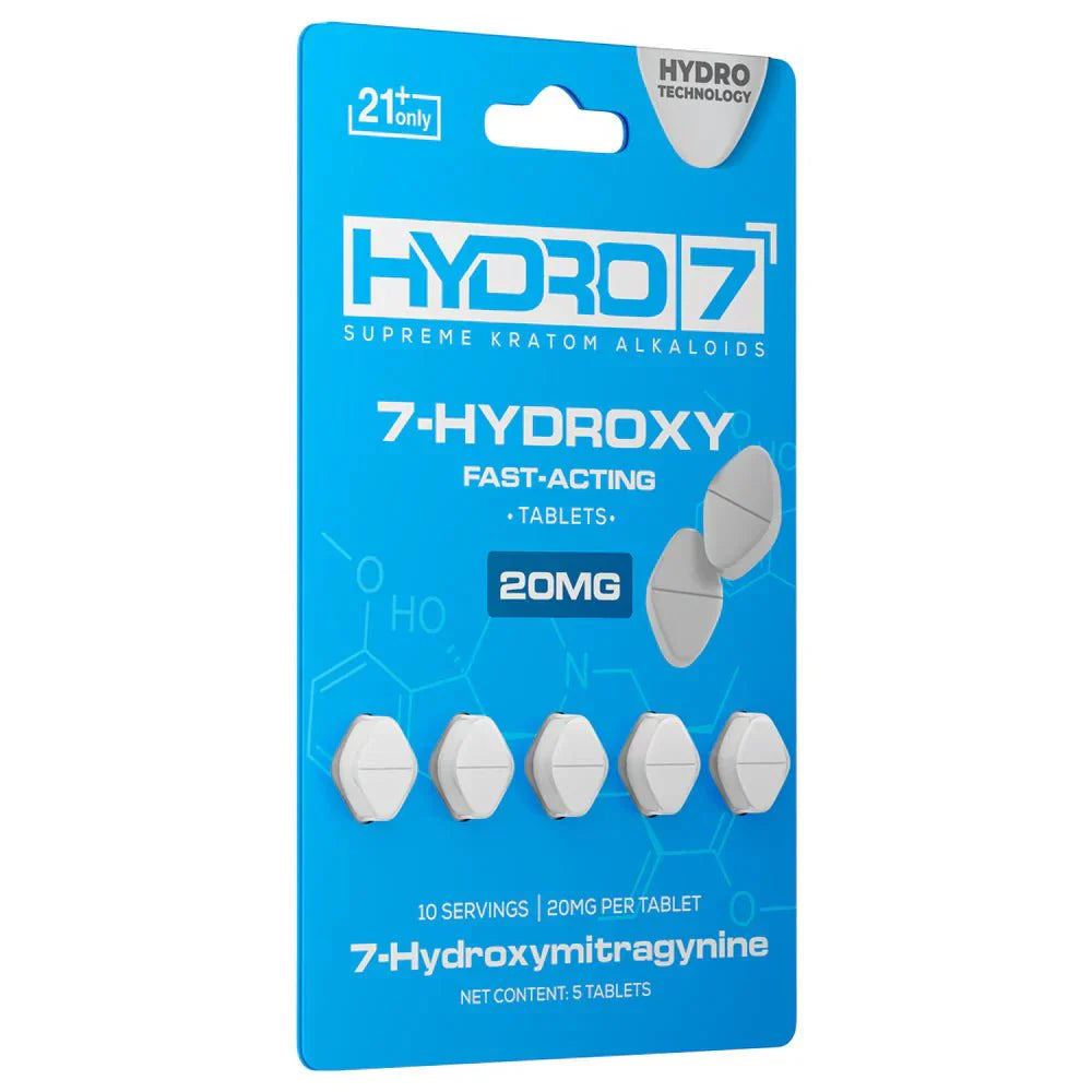 Hydro 7 - 7-Hydroxy Kratom Pills - 20MG/5CT Best Price