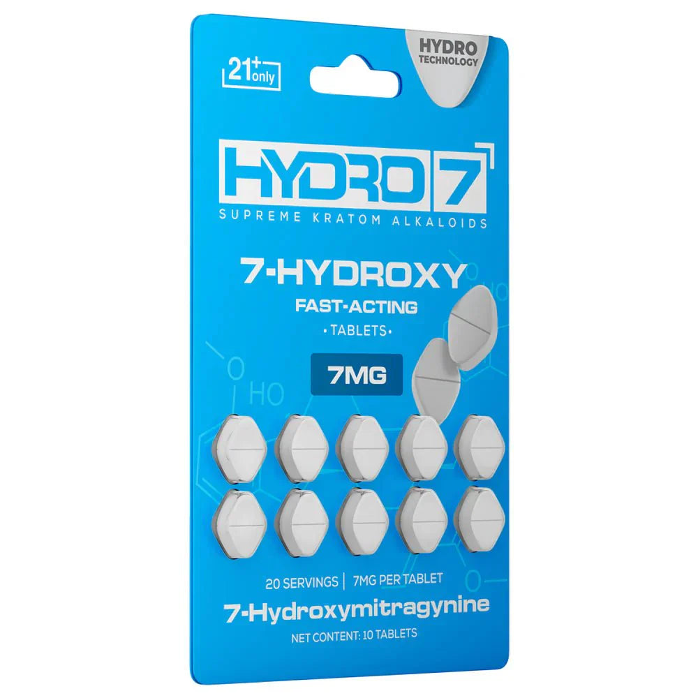 Hydro 7 - 7 Hydroxy Kratom Tablets - 7MG/10CT Best Price