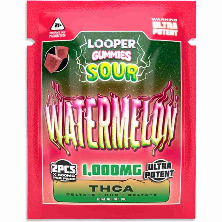 Looper THCa Live Badder 2pc Gummies 1000mg Best Price