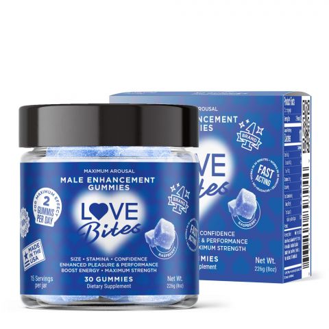 Love Bites Male Enhancement Gummies in Jar Best Sales Price - Gummies