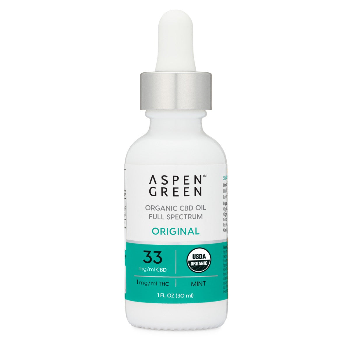 Aspen Green Original Organic Full Spectrum CBD Oil – Mint