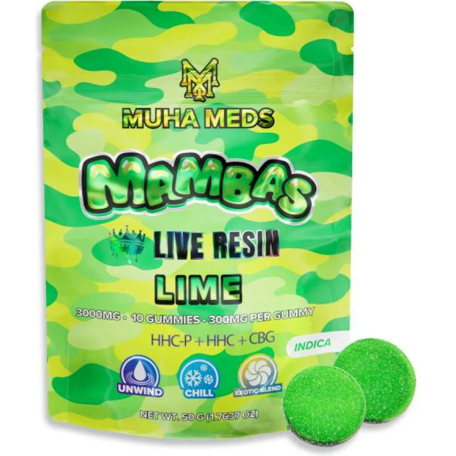 Muha Meds Mambas Live Resin 10pc Gummies 3g Best Price