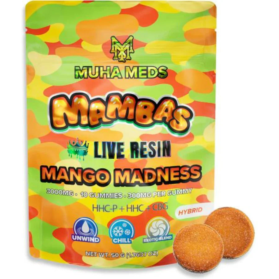 Muha Meds Mambas Live Resin 10pc Gummies 3g Best Price