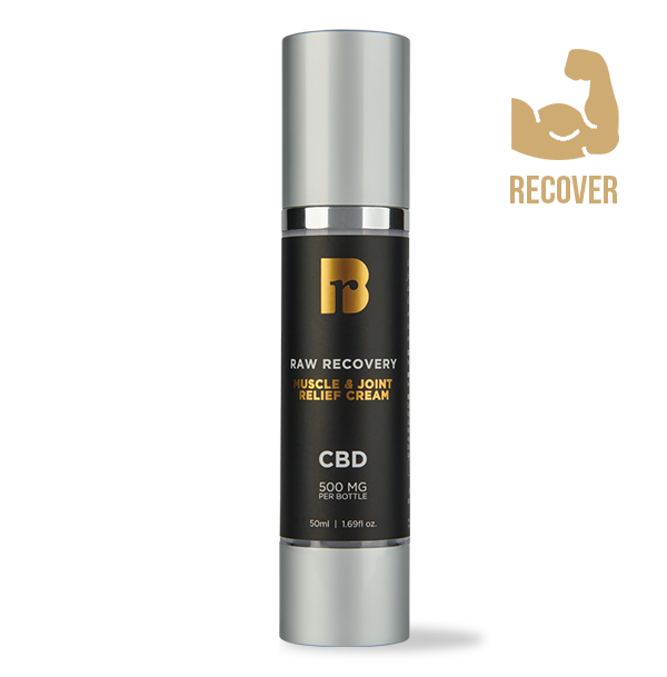 Raw Recovery Topical Relief Cream | CBD, Vitamin E, Menthol, Lavender, White Camphor, and Rosemary Best Price