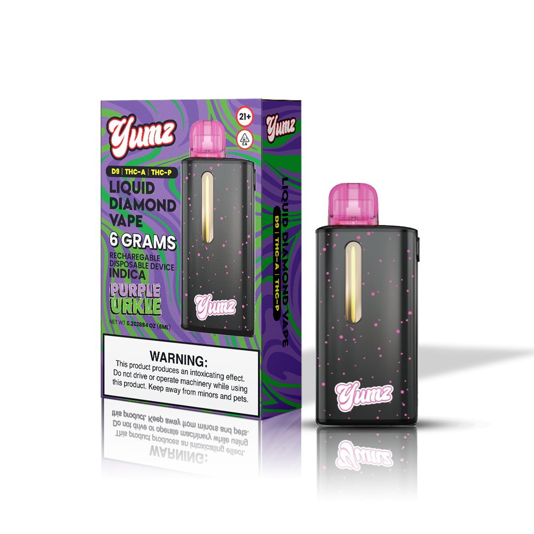 Yumz - Purple Urkle - Indica - THC Disposable Vape ( 6 Grams ) Best Price