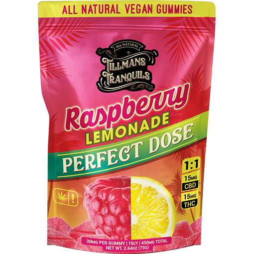 Tillmans Tranquils Raspberry Lemonade THC Gummies Best Price