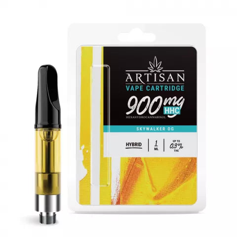 HHC Vape Cart - 900mg - Skywalker OG - Hybrid - 1ml - Artisan Best Sales Price - Vape Cartridges