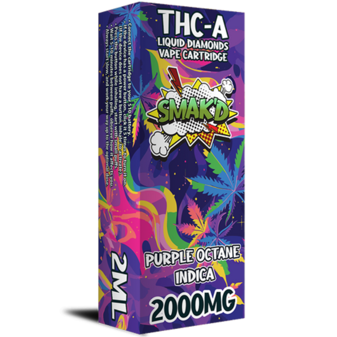 SMAK’D THC-A Liquid Diamonds Cartridge 2G Best Price