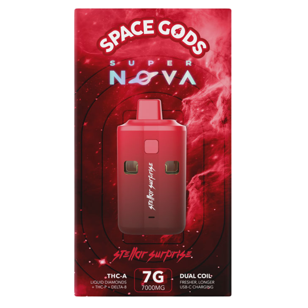 Space Gods Super Nova THC-A Liquid Diamonds Disposable 7G Best Price