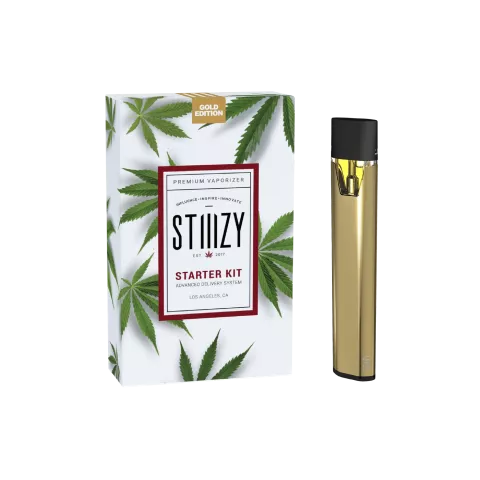 STIIIZY Premium Vaporizer Starter Kit - Gold Edition Best Price