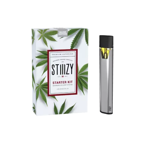 STIIIZY Premium Vaporizer Starter Kit - Silver Edition Best Price