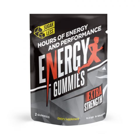 Sugarless Energy Gummies - Energy Boost Supplement - 2 Pack Best Sales Price - Gummies