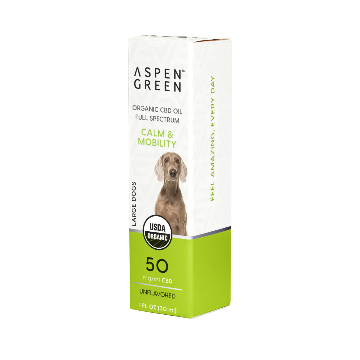 Aspen Green Large Dogs Organic Full Spectrum CBD Oil – Unflavored