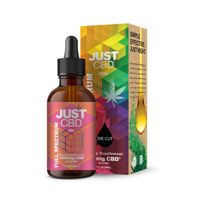 JustCBD - 1000mg Full Spectrum CBD Oil Best Price