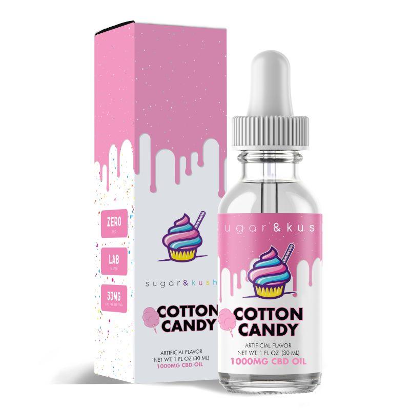 Sugar and Kush Cotton Candy CBD Oil Drops Best Price