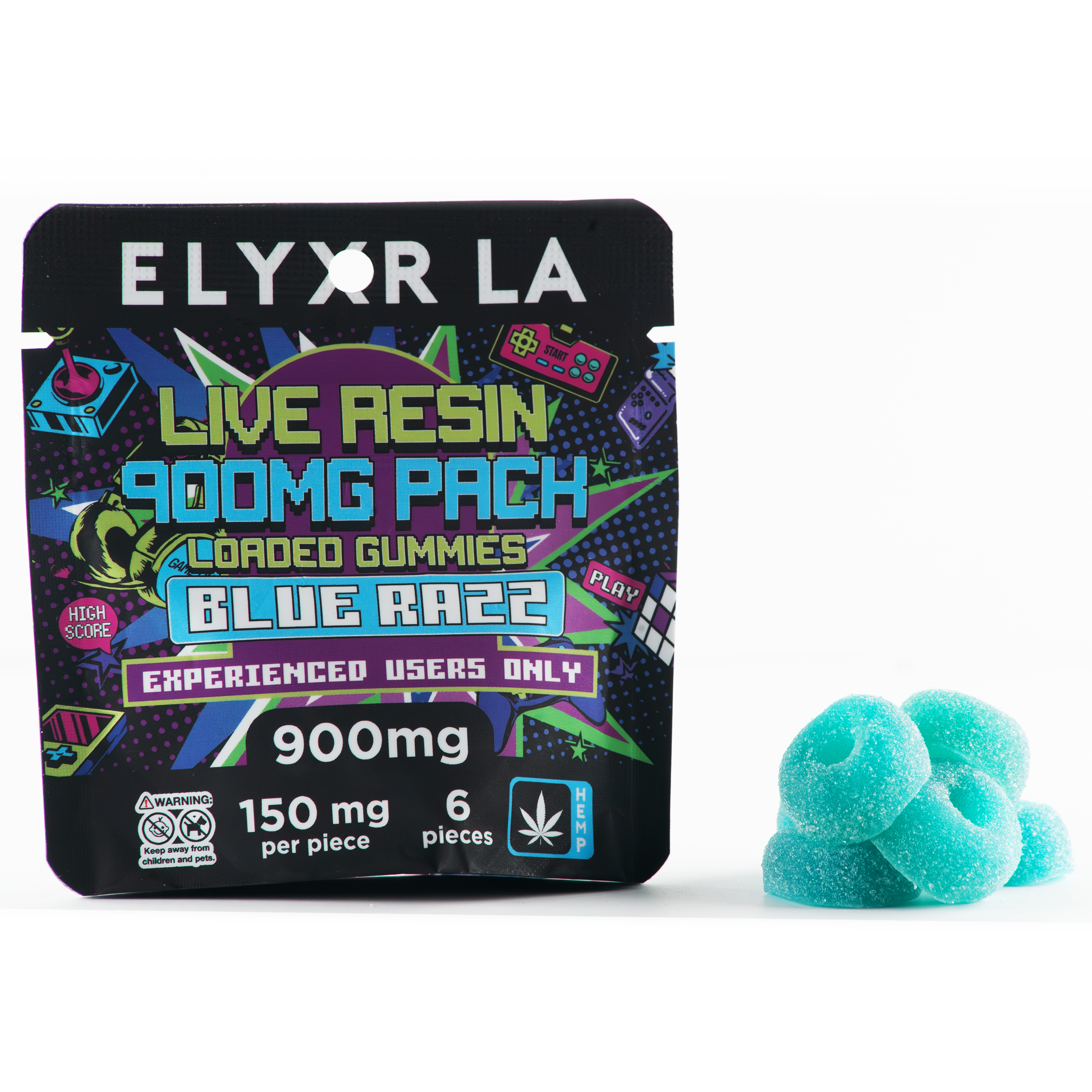 Elyxr Live Resin Loaded Gummies (900mg) 6 Pack Best Price