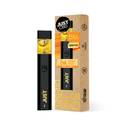 JustCBD 1000mg CBD Disposable Sour Diesel Sativa Best Price