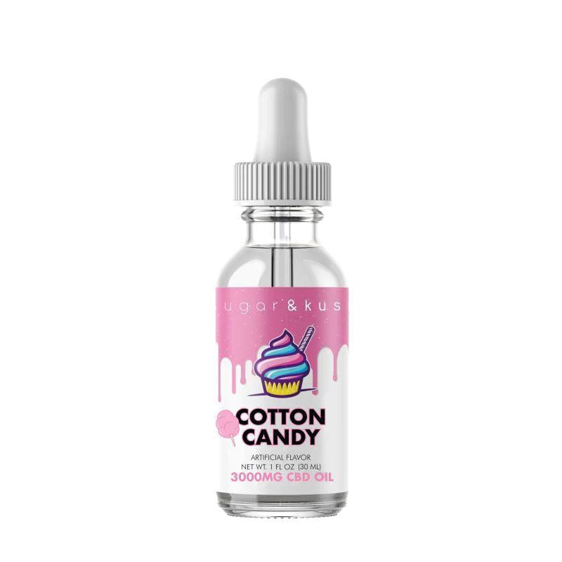 Sugar and Kush CBD Oil Tincture - Cotton Candy - 3000mg Best Price