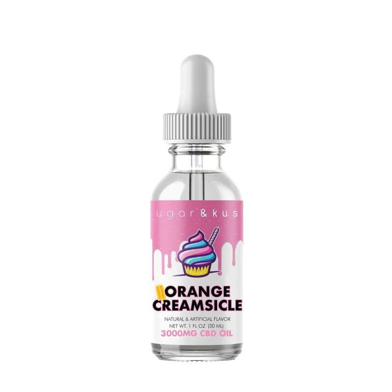 Sugar and Kush CBD Oil Tincture - Orange Creamsicle - 3000mg Best Price