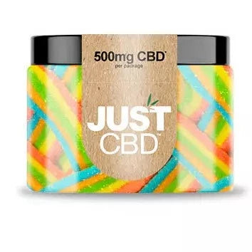 JustCBD - CBD Gummies Rainbow Ribbons 500mg Best Price