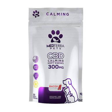 Medterra - CBD Pet Edible - Bacon Calming Soft Chews - 300mg Best Price