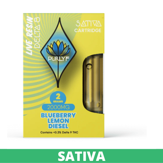 Purlyf | Live Resin Delta 8 THC Cartridge - 2g Best Price