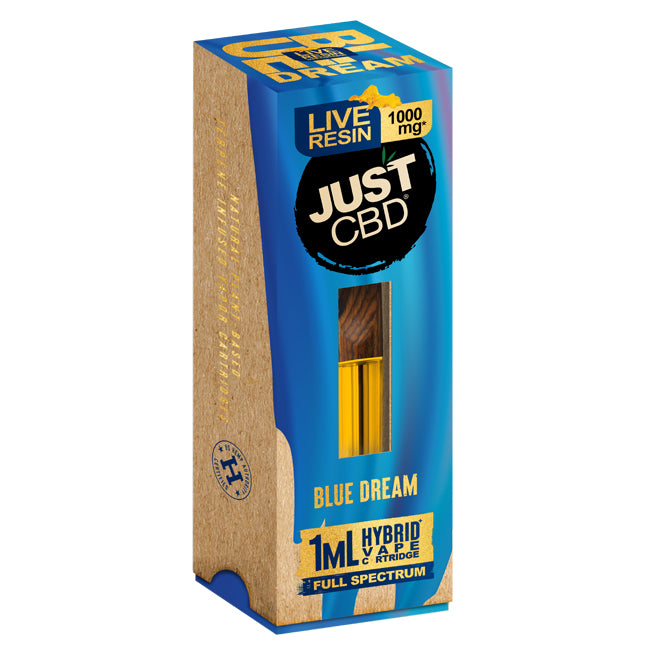 JustCBD 1000mg Blue Dream Live Resin CBD Vape Cartridges Best Price