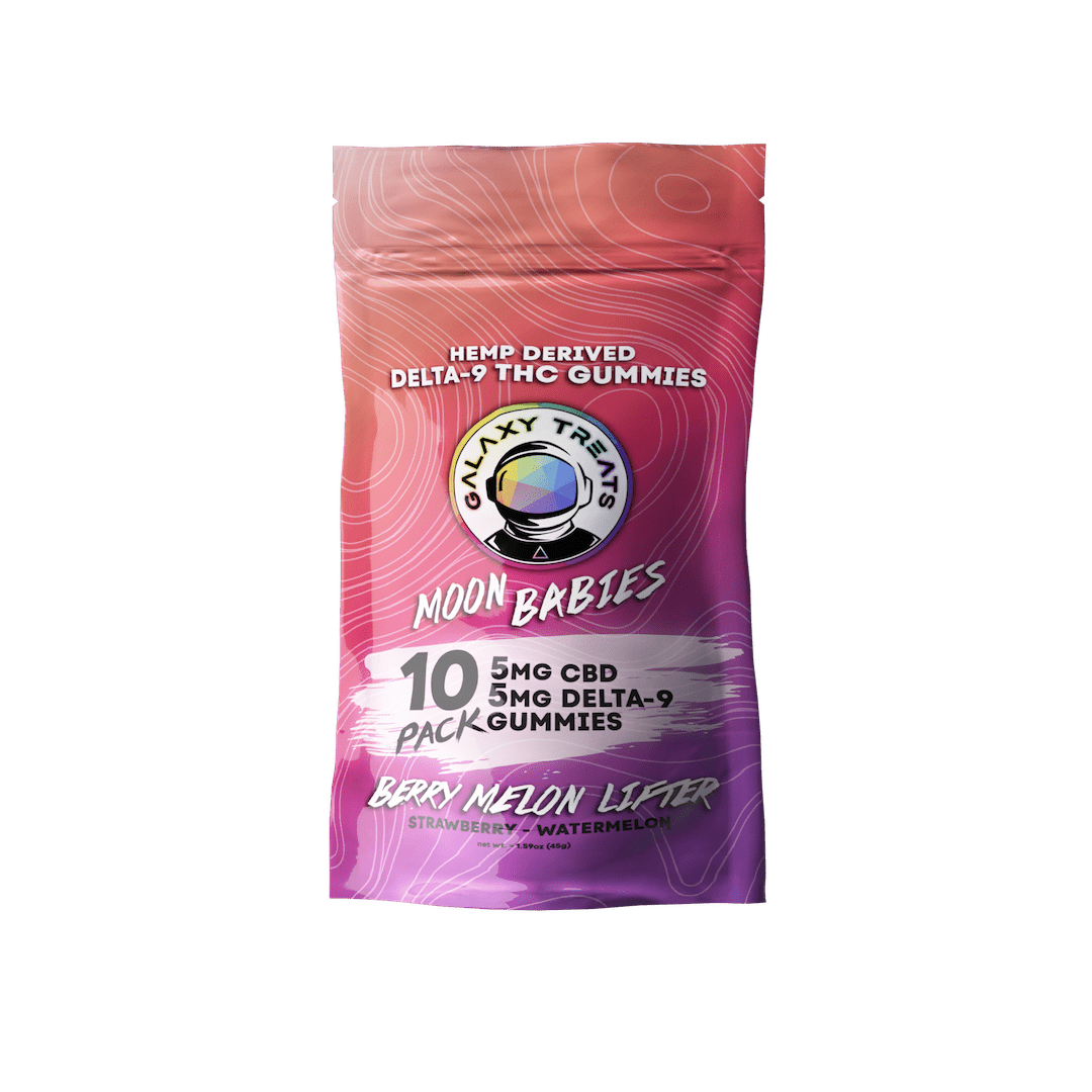 Galaxy Treats Berry Melon Lifter 10mg CBD + D9 Gummies (10ct) Best Price