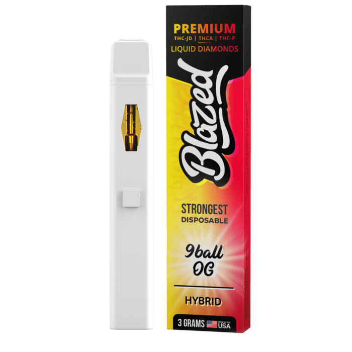 THCA + Delta 9P 3 Gram Disposable – Blazed Best Price