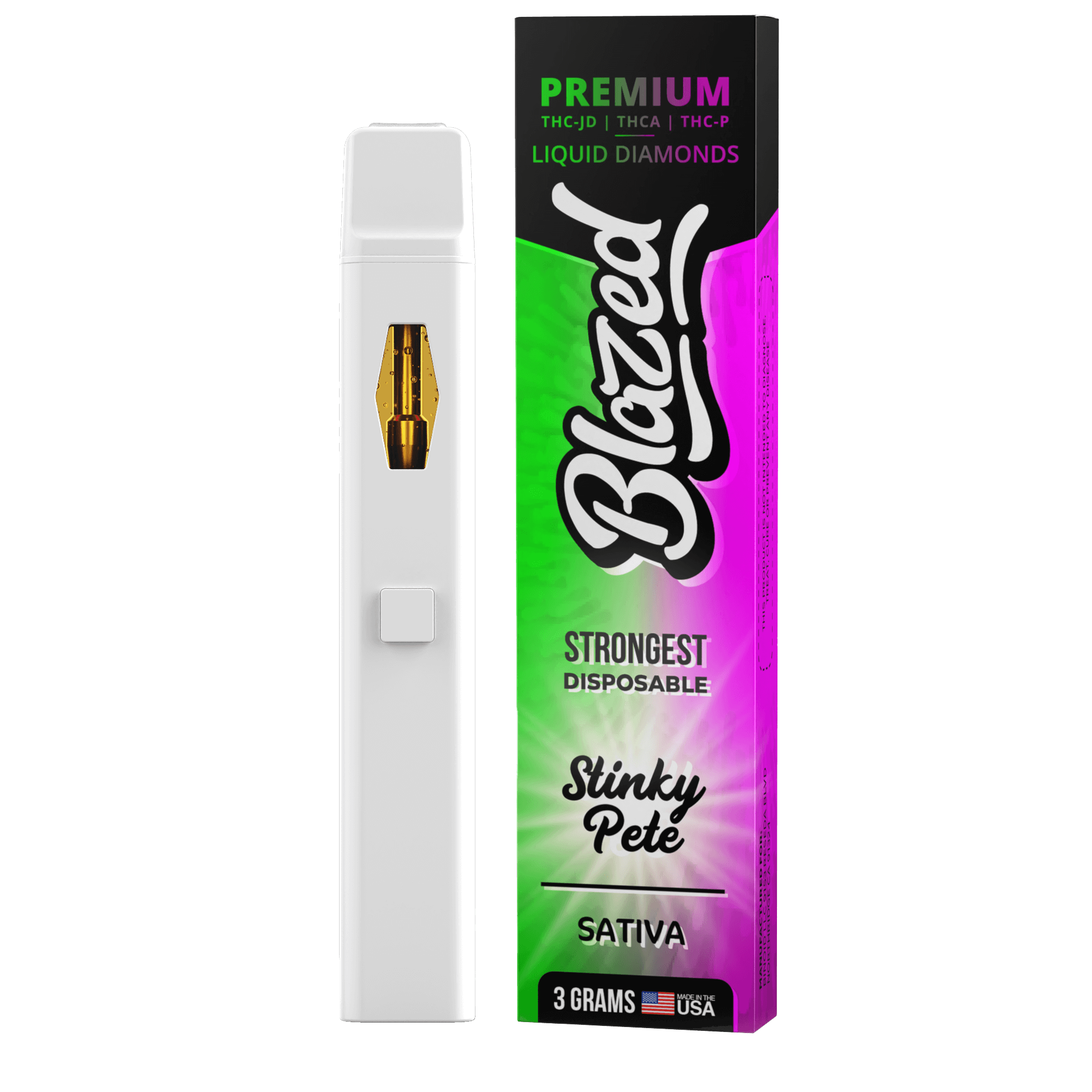 THCA + Delta 9P 3 Gram Disposable – Blazed Best Price