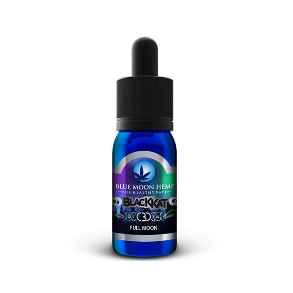 Blue Moon Hemp - Black Kat Full Moon CBD E-Liquid - 400mg - 30ml Best Price