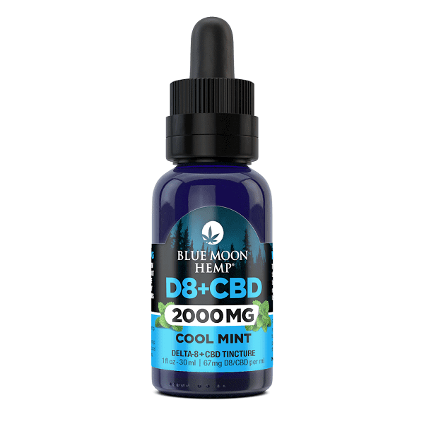 Blue Moon Hemp D8 and CBD Tincture 2000mg Best Price