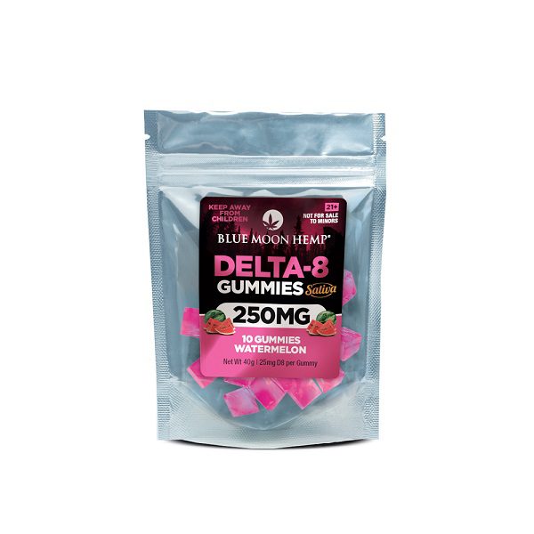 Blue Moon Hemp Delta 8 Watermelon Gummies 250mg-2000mg Best Price