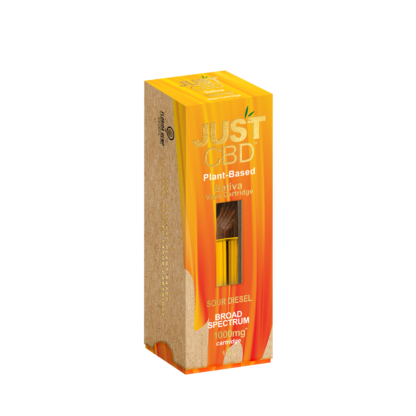 JustCBD 1000mg CBD Vape Cartridge Sour Diesel Best Price