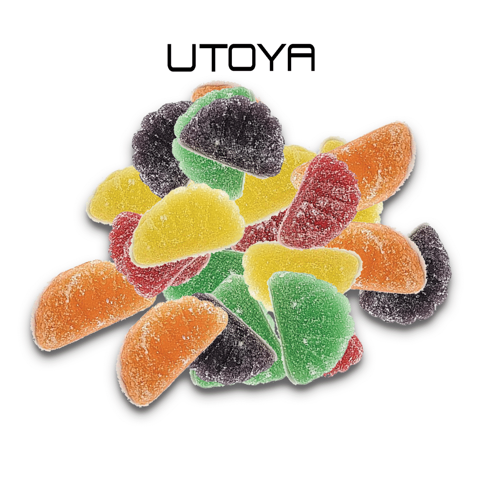 Utoya | Jumbo Fruit Slice THC Gummies 500mg - 3600mg Best Price