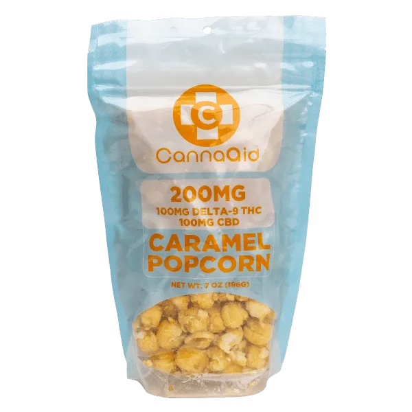 CannaAid | Delta 9 THC + CBD Flavored Popcorn - 200mg Best Price