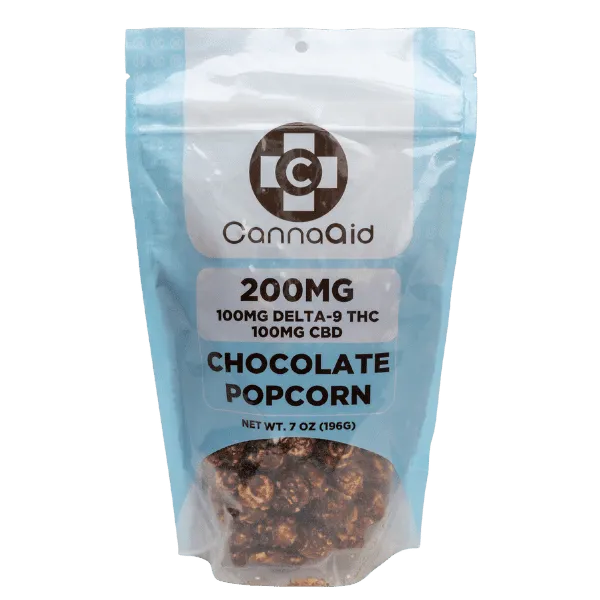 CannaAid | Delta 9 THC + CBD Flavored Popcorn - 200mg Best Price