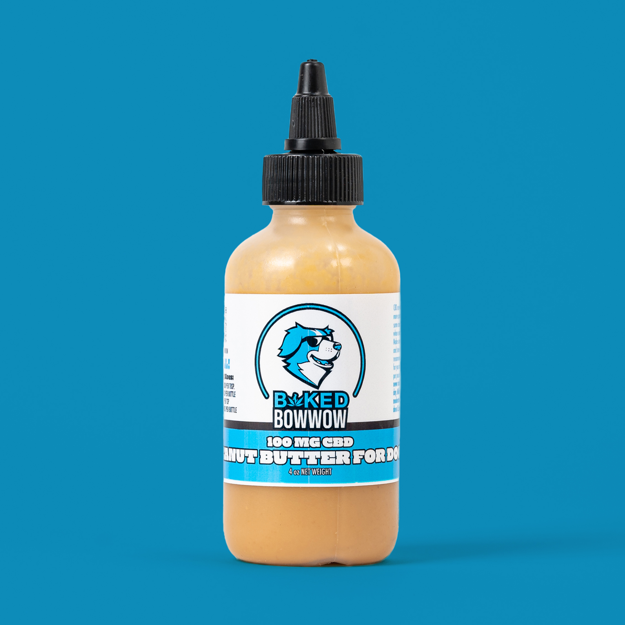 Eighty Six Baked BowWow – Peanut Butter Squeeze Bottle – CBD Dog Treats Best Price