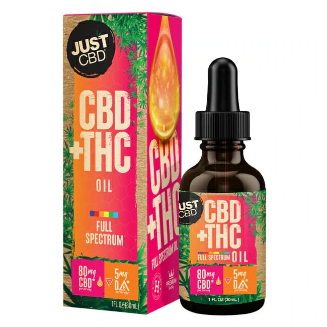 JustCBD - CBD + THC Full Spectrum Oil Best Price