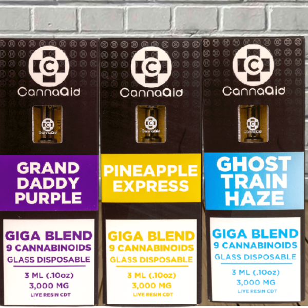 CannaAid Giga Blend Glass Disposable 3ml Best Price