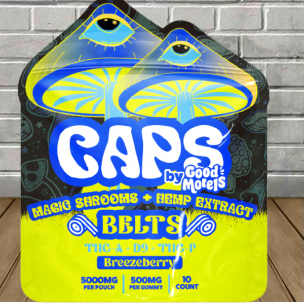 Caps Magic Shrooms + Hemp Extract Sour Belts Best Price