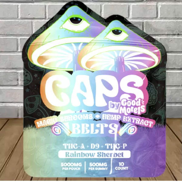 Caps Magic Shrooms + Hemp Extract Sour Belts Best Price