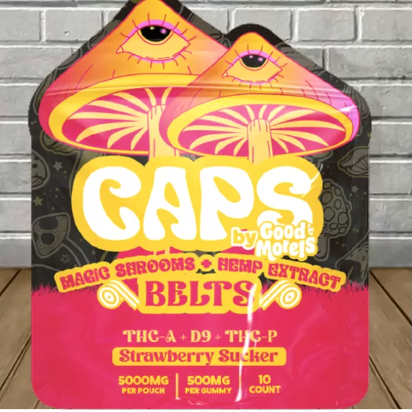 Caps Magic Shrooms + Hemp Extract Sour Belts Best Price