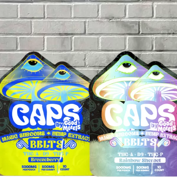 Caps Magic Shrooms + Hemp Extract Sour Belts Best Price