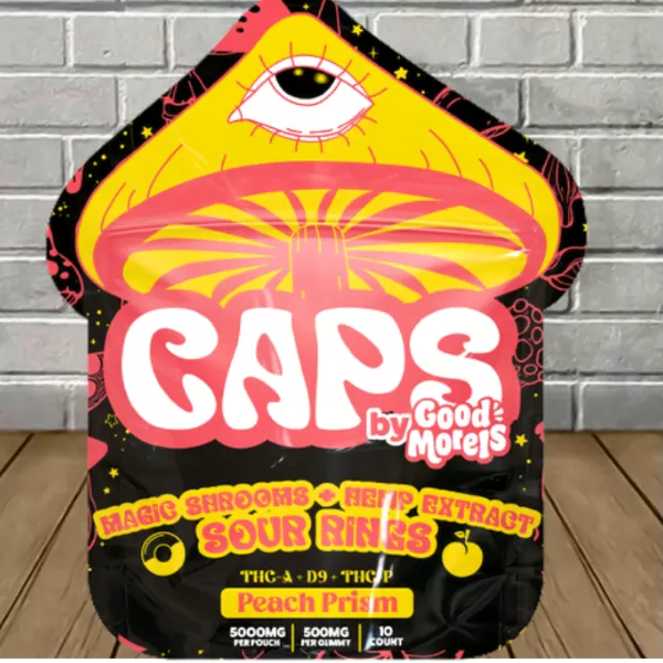 Caps Magic Shrooms + Hemp Extract Sour Rings Best Price