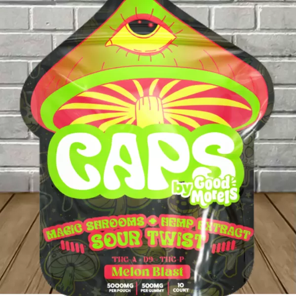 Caps Magic Shrooms + Hemp Extract Sour Twists Best Price